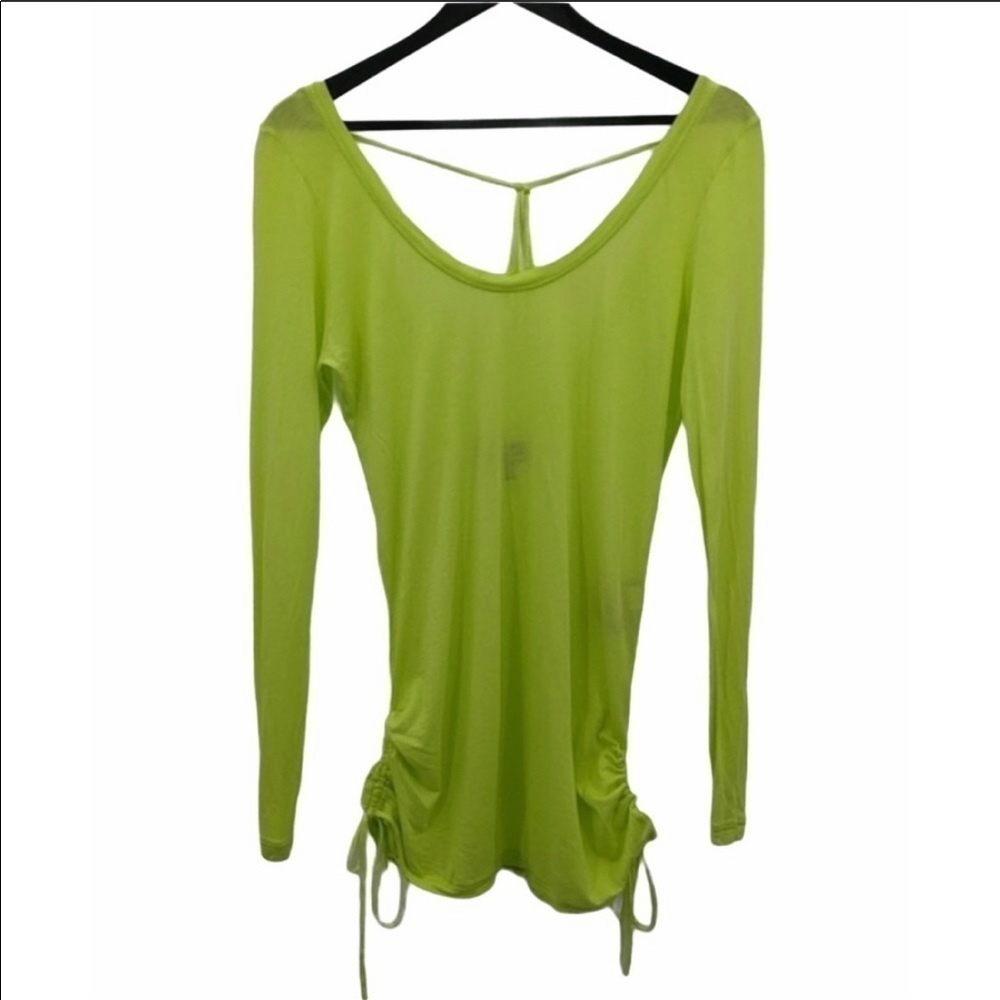KORAL Cool-Down Top in Lime Green